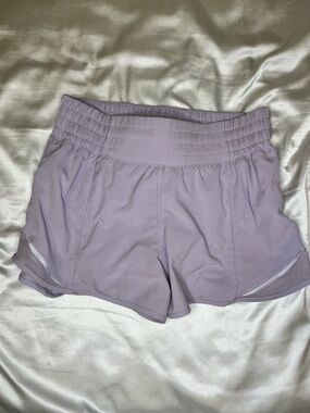 lululemon athletica Lilac High-Rise Athletic Shorts